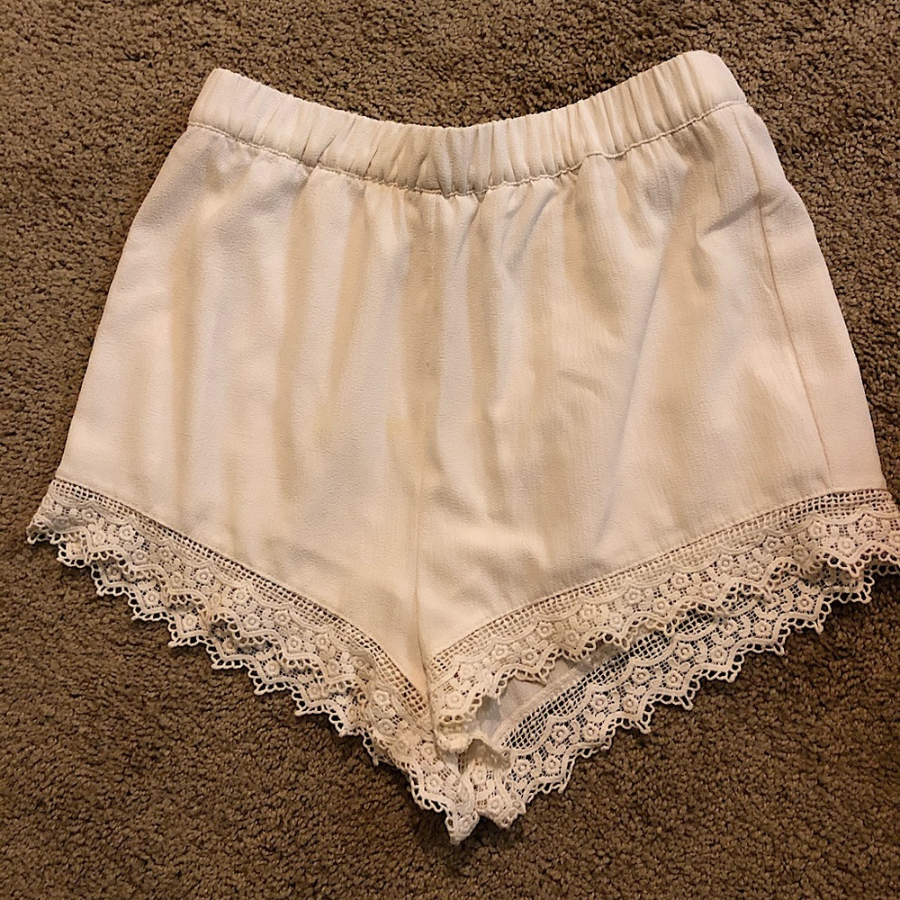 White shorts